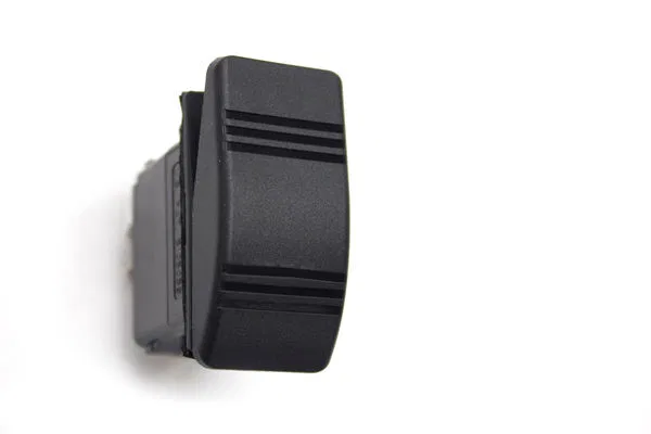 RK19690 – SIERRAMARINE Multi Purpose Switch, On-Off-On 12 Volt 20 Amp Rocker Non-Lighted Black With Neoprene Mounting...